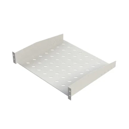 19" riiul 2U, 400mm, 2 punkti kinnitus hall